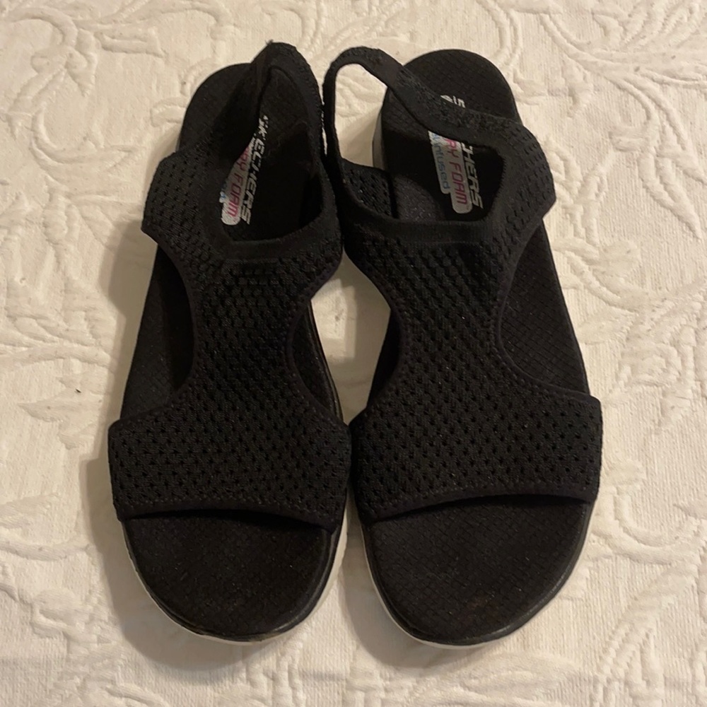 Black Skechers Memory foam Gel infused
